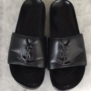 ysl black slides